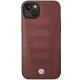 Case BMW BMHCP14S22RPSR iPhone 14 6.1&quot; burgundy/burgundy Leather Seats Pattern