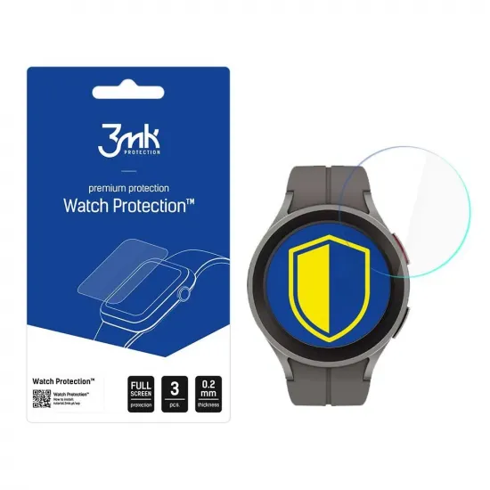 Samsung Galaxy Watch 5 Pro 45 mm - 3mk Watch Protection™ contre FlexibleGlass Lite