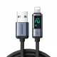 Lightning - USB A 2.4A 1.2m cable with LED display Joyroom S-AL012A16 - black
