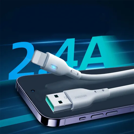 USB cable - Lightning 2.4A 1.2m Joyroom S-UL012A13 - white