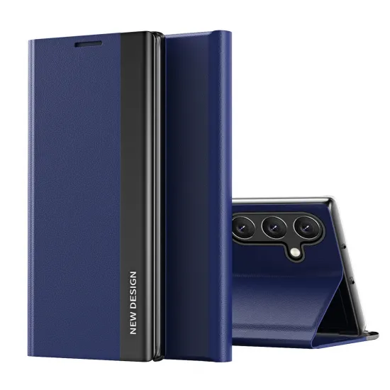 Sleep Case Pro Hülle für Samsung Galaxy A24 4G mit Klappständer blau