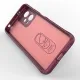 Magic Shield Case Cover for Xiaomi Redmi Note 12 5G / Poco X5 5G Flexible Armor Cover Burgundy
