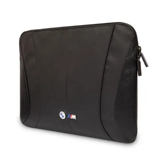 BMW Carbon&amp;Perforated sleeve for a 16&quot; laptop - black