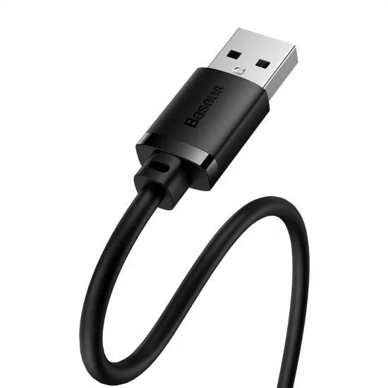 Extension cable USB 2.0 0.5m Baseus AirJoy Series - black