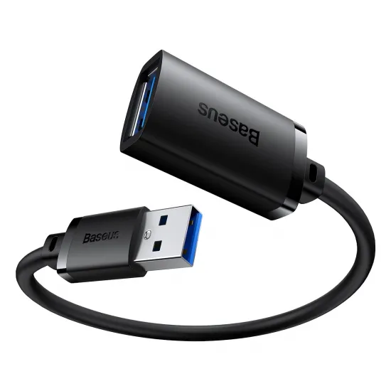 USB 3.0 extension cable 5m Baseus AirJoy Series - black