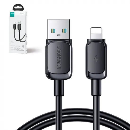 Lightning Kabel - USB 2,4 A 2 m Joyroom S-AL012A14 - Schwarz