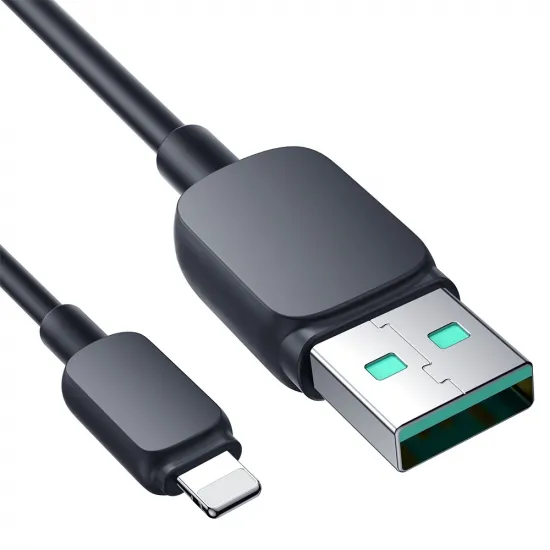 Lightning Kabel - USB 2,4 A 2 m Joyroom S-AL012A14 - Schwarz