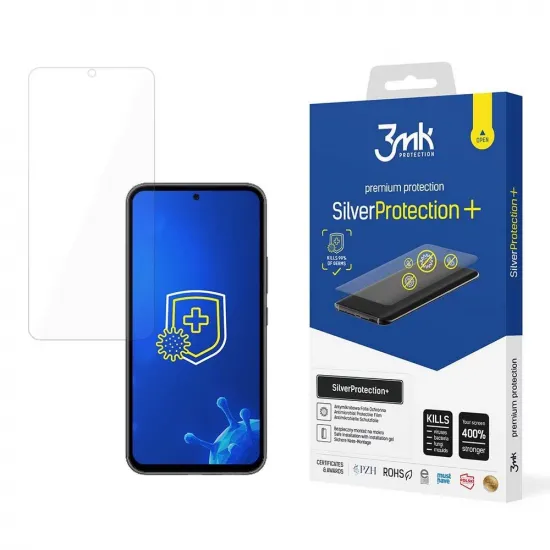 Screen protector for Samsung Galaxy A54 5G antibacterial screen for gamers from the 3mk Silver Protection+ series