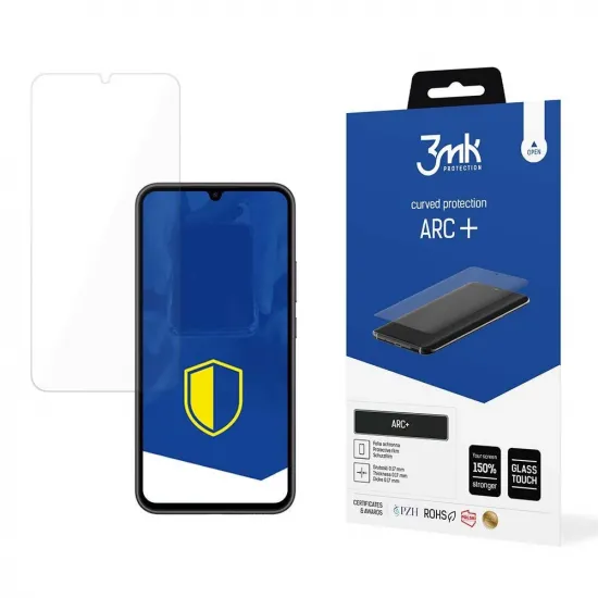 Ultra-thin screen protector for Samsung Galaxy A34 5G from the 3mk ARC+ series