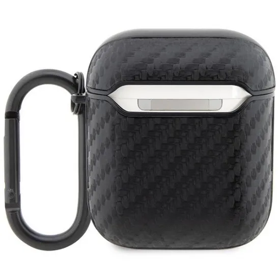BMW BMA2WMPUCA2 AirPods 1/2 cover black/black Carbon Double Metal Logo