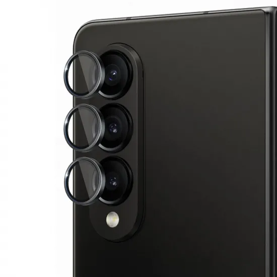 3mk Lens Protection Pro Kameraabdeckung für Samsung Galaxy Z Fold 4 – Schwarz