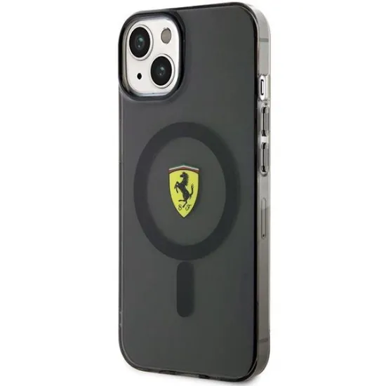Ferrari FEHMP14MURKK iPhone 14 Plus 6.7" black/black hardcase Translucent Magsafe