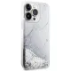 Guess GUHCP14XLCSGSGH iPhone 14 Pro Max 6.7" white/white hardcase Liquid Glitter Marble