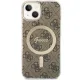 Guess 4G MagSafe case for iPhone 14 - brown
