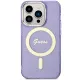 Guess GUHMP14XHCMCGU iPhone 14 Pro Max 6.7&quot; purple/purple hardcase Glitter Gold MagSafe