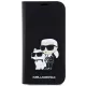 Karl Lagerfeld KLBKP14SSANKCPK iPhone 14 6.1&quot; bookcase black/black Saffiano Karl &amp; Choupette