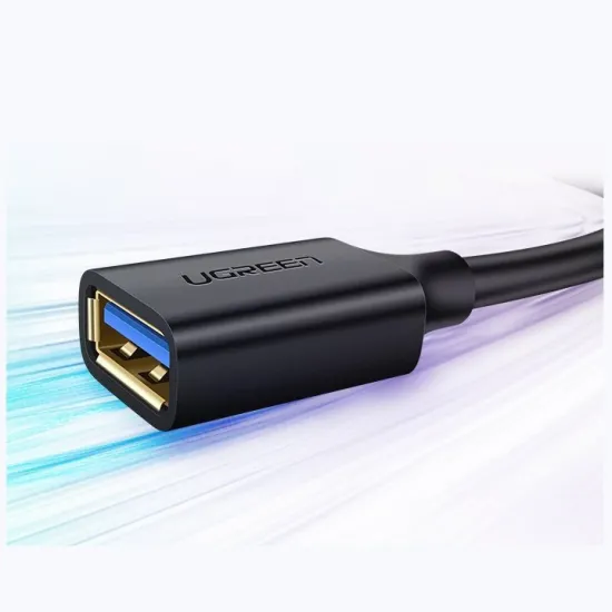 Ugreen cable extension cable USB 3.0 (female) - USB 3.0 (male) adapter 1m black (10368)