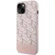 Guess GUHMP14SHGCFSEP iPhone 14 6.1&quot; pink/pink hard case GCube Stripes MagSafe