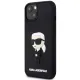 Karl Lagerfeld KLHCP14M3DRKINK iPhone 14 Plus 6.7&quot; black/black hardcase Rubber Ikonik 3D