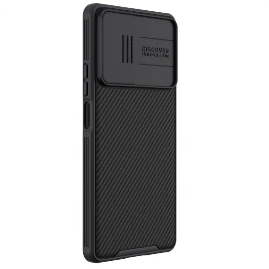 Xiaomi Redmi Note 12 Turbo / Xiaomi Poco F5 Armor Case with Camera Cover Nillkin CamShield Pro Case - Black