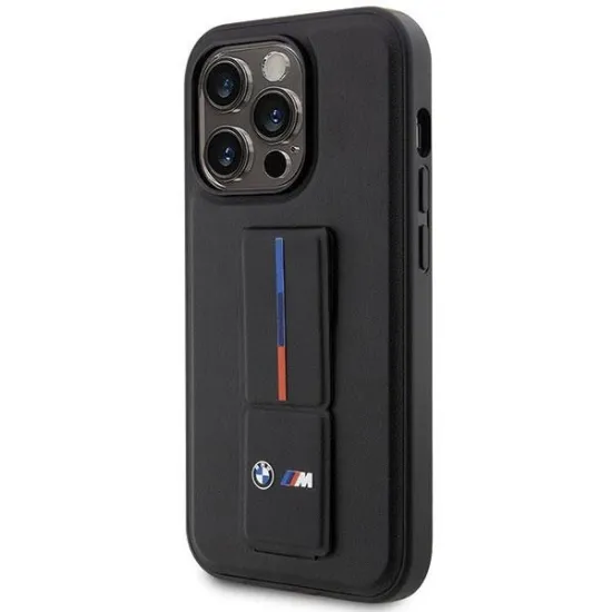 Case BMW BMHCP14X22GSLK iPhone 14 Pro Max 6.7" black/black hardcase Grip Hot Stamp