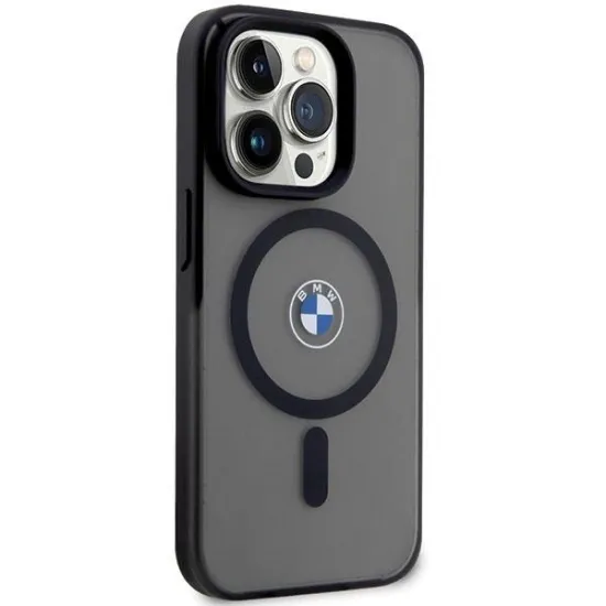 Case BMW BMHMP14LDSLK iPhone 14 Pro 6.1" black/black hardcase Signature MagSafe