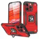 Wozinsky Ring Armor iPhone 15 Pro iPhone 15 Pro Ring Armor Case - Red