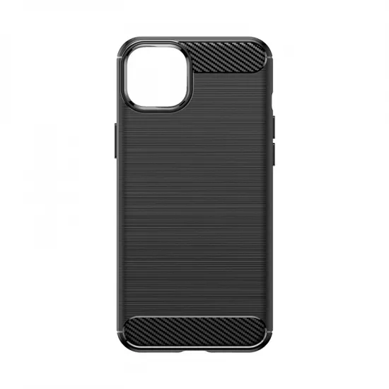 Flexible carbon pattern case for iPhone 15 Plus Carbon Case - blue