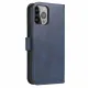 Wallet Case with Stand for iPhone 15 Pro Magnet Case - Blue
