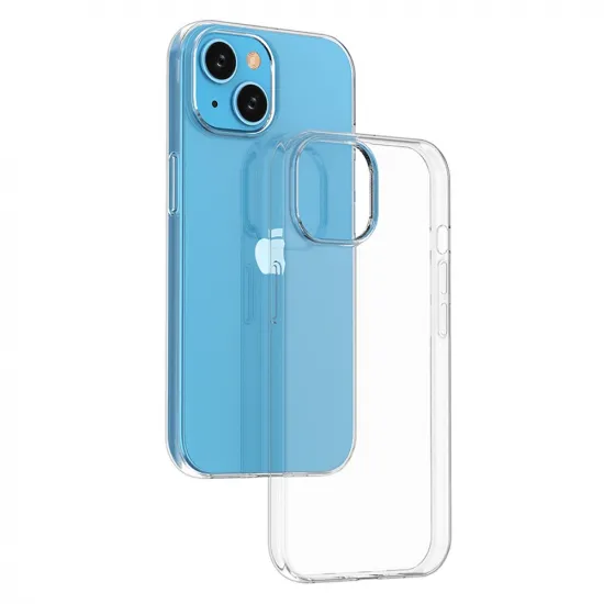 iPhone 15-Hülle aus der Ultra Clear-Serie in transparenter Farbe