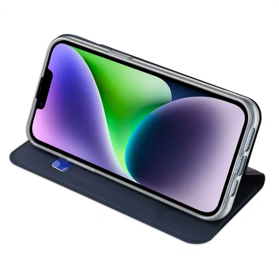 Dux Ducis Skin Pro Wallet Case for iPhone 15 - Blue