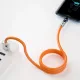 Angled cable USB-A - Lightning 30W 1m rotation 180° Dudao - orange