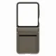 Eco-leather case for Samsung Galaxy Z Flip 5 - brown