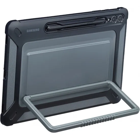Armored case for Samsung Galaxy Tab S9+ Galaxy Outdoor Cover Case - titanium