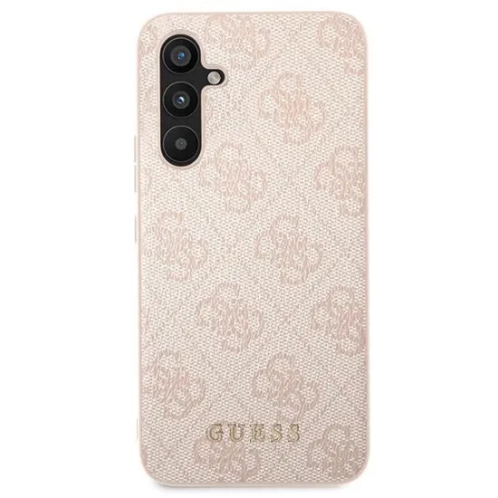 Guess 4G Metal Gold Logo case for Samsung Galaxy A54 - pink