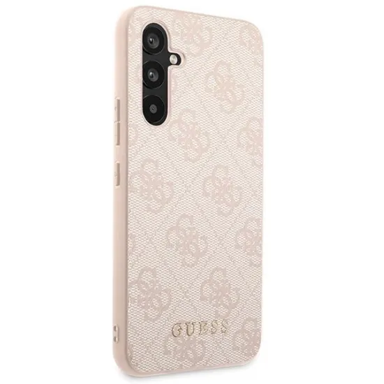 Guess 4G Metal Gold Logo case for Samsung Galaxy A54 - pink