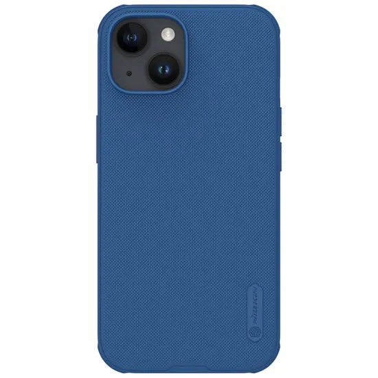 Nillkin Super Frosted Shield Pro reinforced case for iPhone 15 Plus - blue