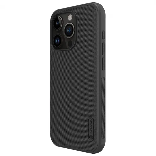 Nillkin Super Frosted Shield Pro reinforced case for iPhone 15 Pro - black