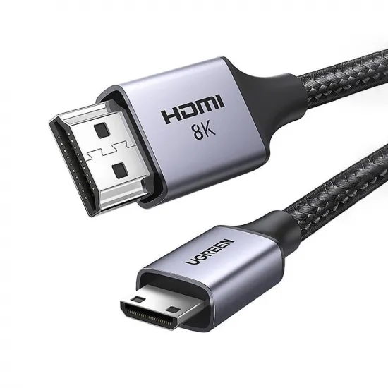 Mini HDMI cable - HDMI Ugreen HD163 8K 2m - gray