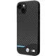 Case BMW BMHCP13M22NBCK iPhone 13 6.1&quot; black/black Leather Carbon