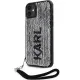 Karl Lagerfeld KLHCN61PSQRKS iPhone 11 / Xr 6.1" silver/silver hardcase Sequins Cord