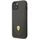 Ferrari FEHCP13MRGOG iPhone 13 6.1" black/black hardcase Leather Curved Line