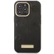 Guess GUHMP14LSAPSTK iPhone 14 Pro 6.1" black/black hardcase Peony Logo Plate MagSafe