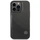 Mercedes MEHCP14X8ROLK iPhone 14 Pro Max 6.7&quot; nero/nero custodia rigida pelle motivo a onde