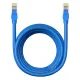 Baseus High Speed ​​Cat 6 RJ-45 1000Mb/s Ethernet cable 5m round - blue
