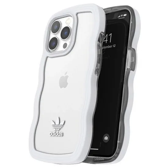 Adidas OR Wavy Case iPhone 13 Pro /13 6,1" weiß-transparent/weiß-transparent 51903