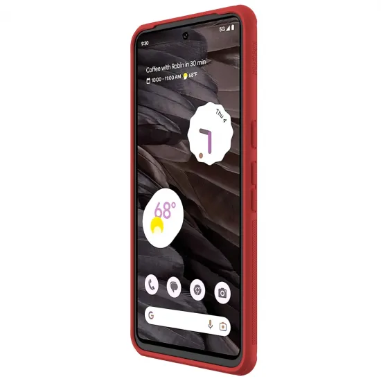 Nillkin Super Frosted Shield Pro verstärkte Hülle für Google Pixel 8 Pro – rot