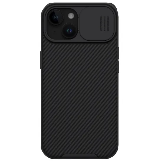 Nillkin CamShield Pro Magnetic Case for iPhone 15 with Camera Protector - Black