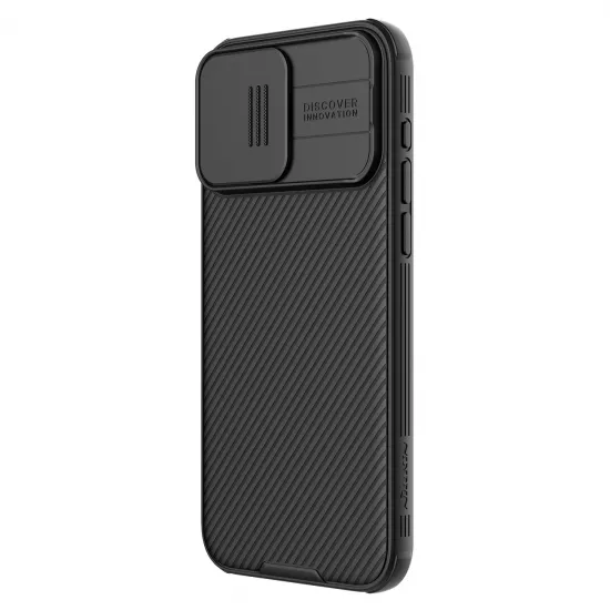 Nillkin CamShield Pro Magnetic Case for iPhone 15 Pro with Camera Protector - Black
