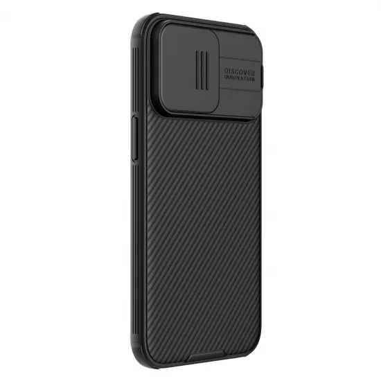 Nillkin CamShield Pro Magnetic Case for iPhone 15 Pro with Camera Protector - Black